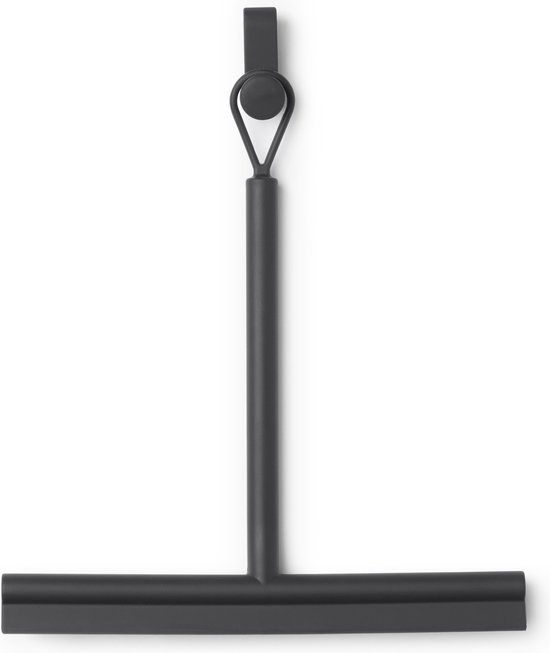 Brabantia ReNew douchewisser dark grey met deurhaak