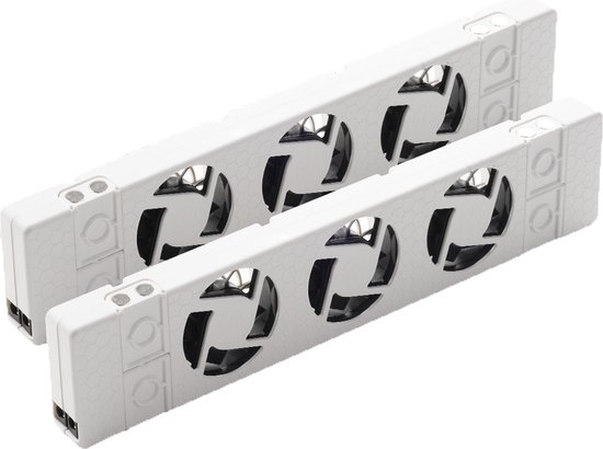 Heatbooster Double Set radiatorventilator magnetisch geruisloos