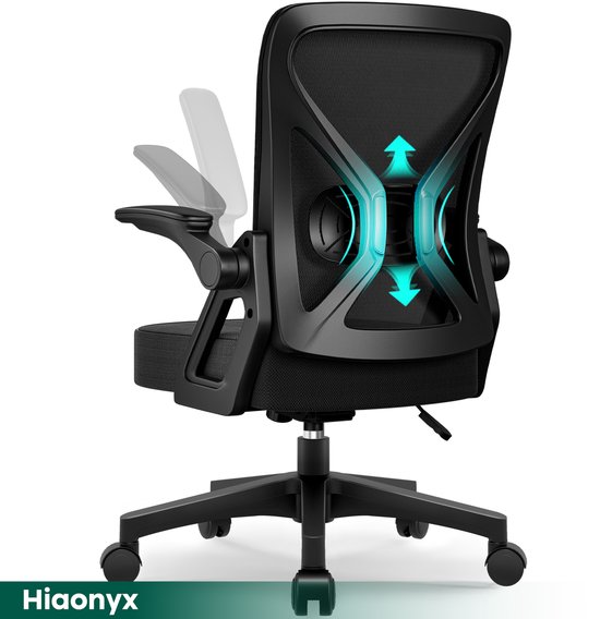 Hiaonyx ergonomische bureaustoel met verbreed zitkussen