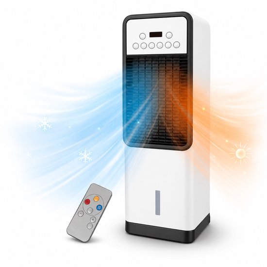 4-in-1 luchtkoeler met verwarming 1800W