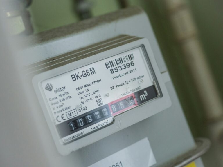 Gasmeter in de meterkast